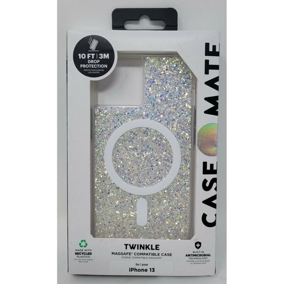 Case-Mate Twinkle Case w/ MagSafe for iPhone 13 (Small Camera) 2021 - Stardust - Picture 1 of 3